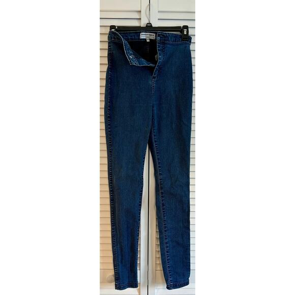 American Apparel The Easy Jean | High-Waisted Skinny Jeans - Dark Wash (Size S) - Picture 1 of 3